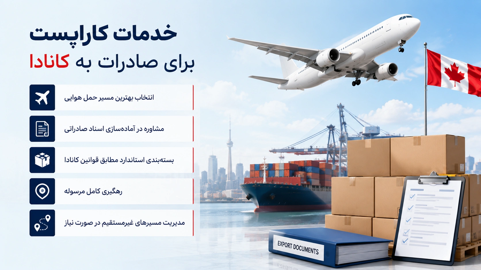 صادرات ایران به کانادا